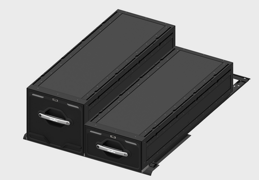 KUFU Drawer System 11" & 18" Two Drawer - Jeep Gladiator