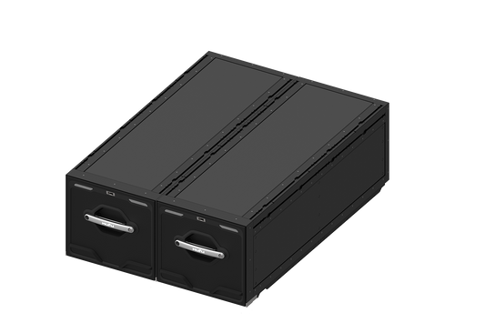 KUFU Drawer System 18" Two Drawer - 5' Bed Truck (Universal)