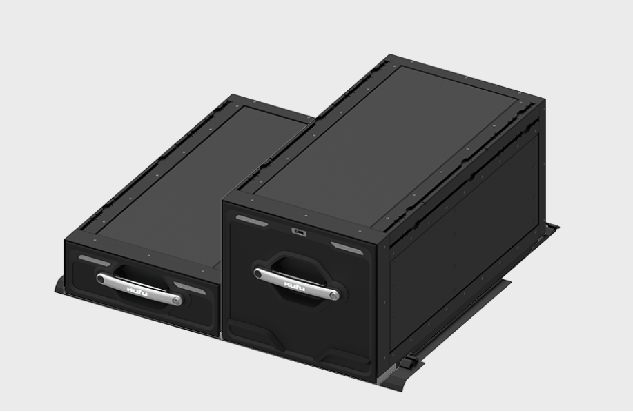 KUFU Drawer System 7" / 18" Two Drawer - Toyota 4Runner 5th Gen (2010-2024)