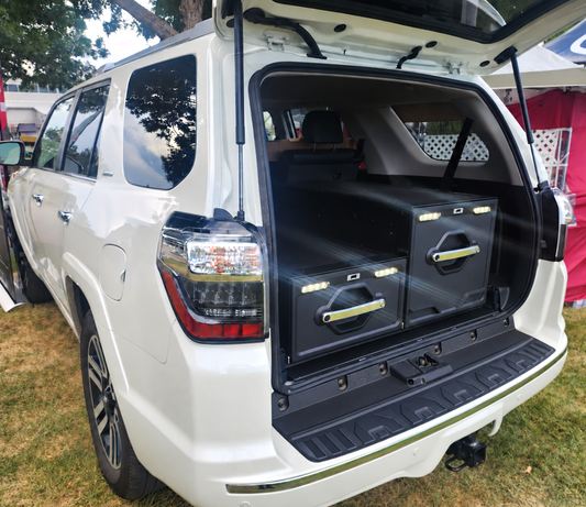 KUFU Drawer System — 11" + 18" Double-Drawer Kit — Toyota 4Runner 5th Gen (2010–2024; 37.5" Long)